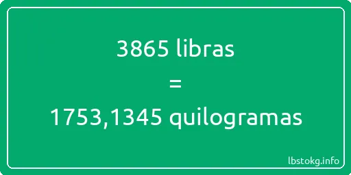 3865 libras a quilogramas - 3865 libras a quilogramas