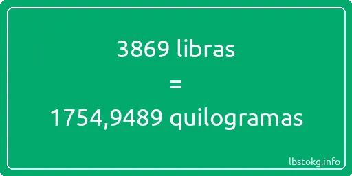 3869 libras a quilogramas - 3869 libras a quilogramas