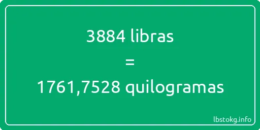 3884 libras a quilogramas - 3884 libras a quilogramas