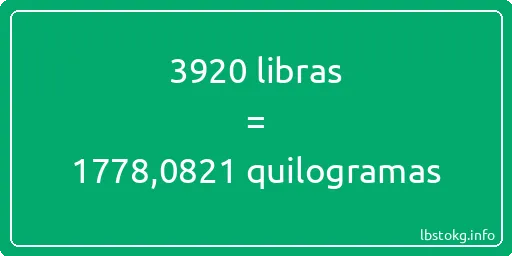 3920 libras a quilogramas - 3920 libras a quilogramas