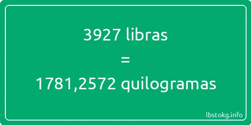 3927 libras a quilogramas - 3927 libras a quilogramas