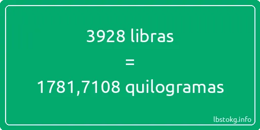 3928 libras a quilogramas - 3928 libras a quilogramas