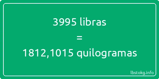 3995 libras a quilogramas - 3995 libras a quilogramas