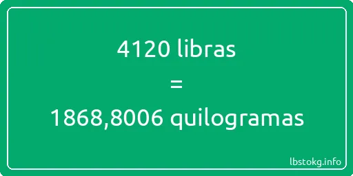 4120 libras a quilogramas - 4120 libras a quilogramas