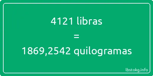 4121 libras a quilogramas - 4121 libras a quilogramas