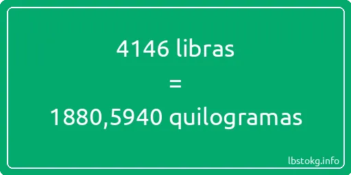 4146 libras a quilogramas - 4146 libras a quilogramas