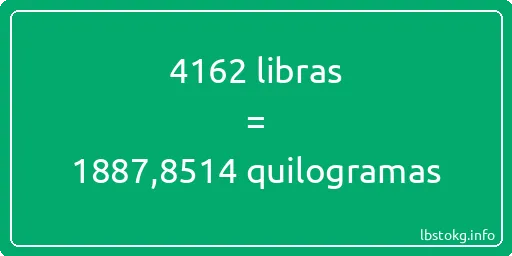 4162 libras a quilogramas - 4162 libras a quilogramas