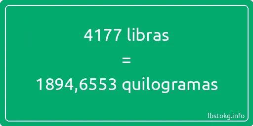 4177 libras a quilogramas - 4177 libras a quilogramas