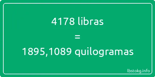 4178 libras a quilogramas - 4178 libras a quilogramas
