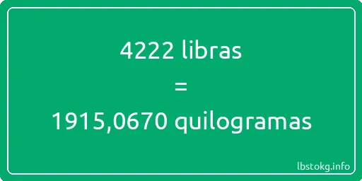 4222 libras a quilogramas - 4222 libras a quilogramas