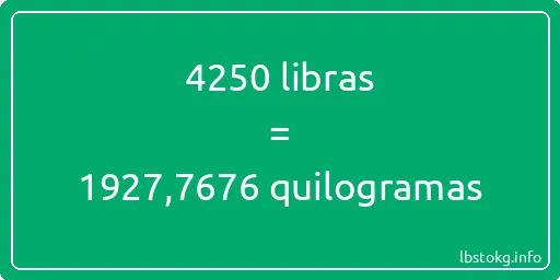 4250 libras a quilogramas - 4250 libras a quilogramas