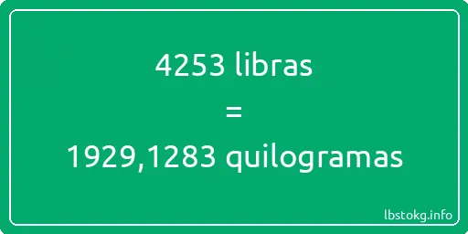 4253 libras a quilogramas - 4253 libras a quilogramas