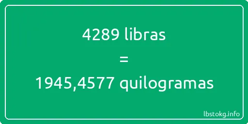 4289 libras a quilogramas - 4289 libras a quilogramas