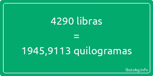 4290 libras a quilogramas - 4290 libras a quilogramas