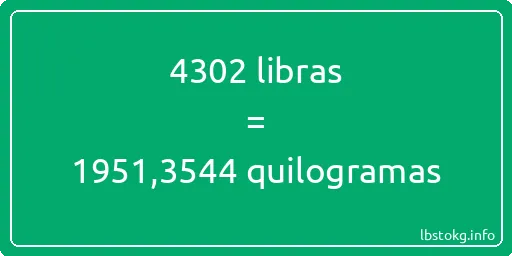 4302 libras a quilogramas - 4302 libras a quilogramas