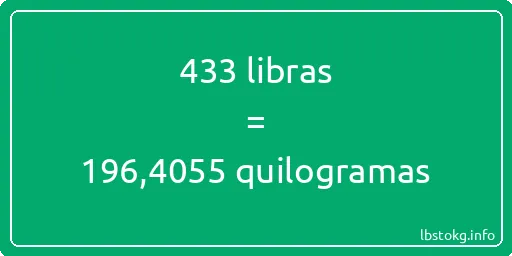 433 libras a quilogramas - 433 libras a quilogramas