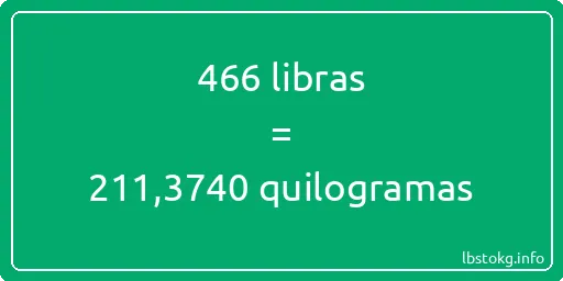 466 libras a quilogramas - 466 libras a quilogramas