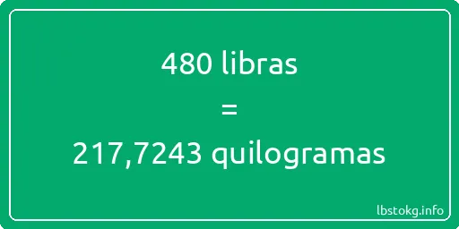 480 libras a quilogramas - 480 libras a quilogramas