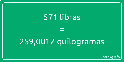 571 libras a quilogramas - 571 libras a quilogramas