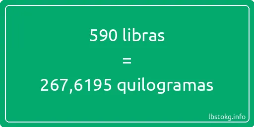 590 libras a quilogramas - 590 libras a quilogramas