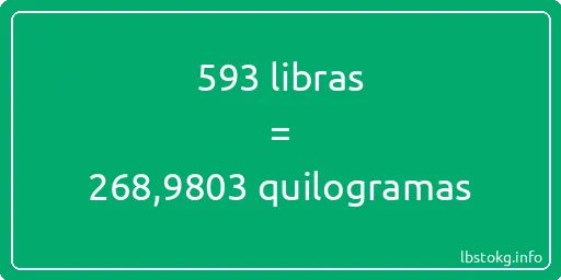 593 libras a quilogramas - 593 libras a quilogramas