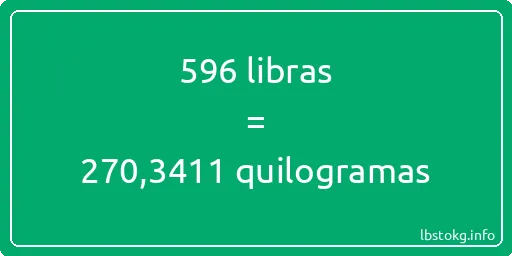 596 libras a quilogramas - 596 libras a quilogramas