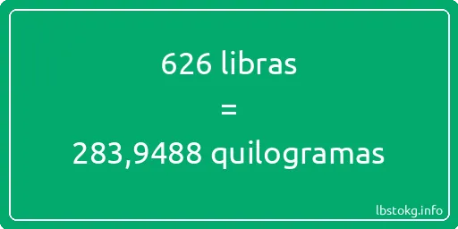 626 libras a quilogramas - 626 libras a quilogramas