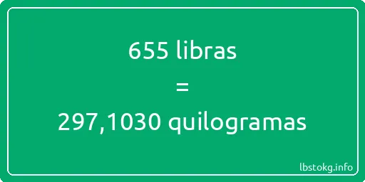 655 libras a quilogramas - 655 libras a quilogramas