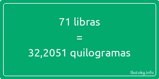 71 libras a quilogramas - 71 libras a quilogramas