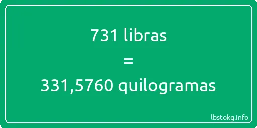 731 libras a quilogramas - 731 libras a quilogramas