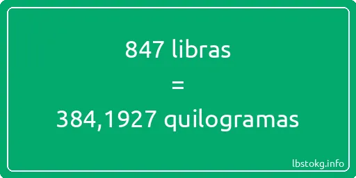 847 libras a quilogramas - 847 libras a quilogramas