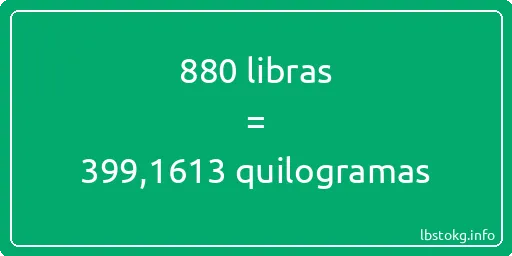 880 libras a quilogramas - 880 libras a quilogramas