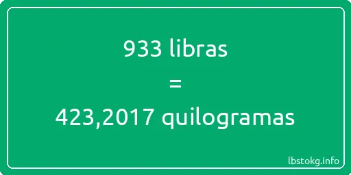 933 libras a quilogramas - 933 libras a quilogramas