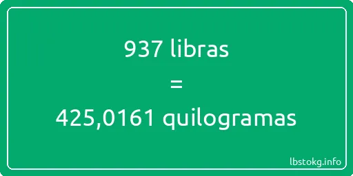 937 libras a quilogramas - 937 libras a quilogramas