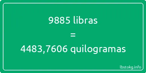 9885 libras a quilogramas - 9885 libras a quilogramas