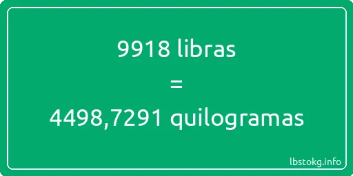 9918 libras a quilogramas - 9918 libras a quilogramas