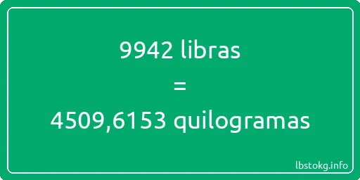 9942 libras a quilogramas - 9942 libras a quilogramas