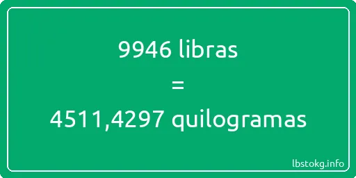 9946 libras a quilogramas - 9946 libras a quilogramas