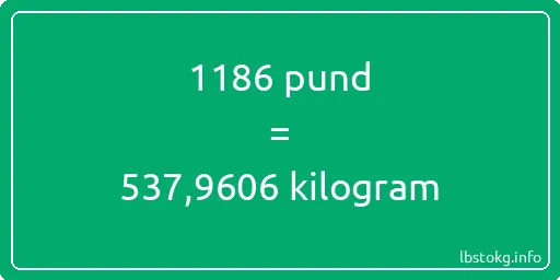 1186 pund till kilogram - 1186 pund till kilogram