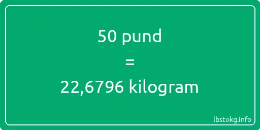 50 pund till kilogram - 50 pund till kilogram