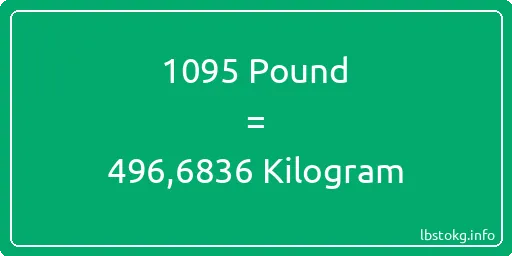 1095 Pound için Kilogram - 1095 Pound için Kilogram