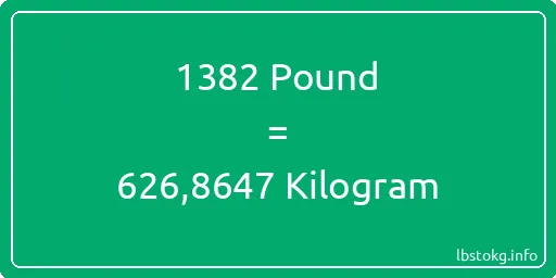 1382 Pound için Kilogram - 1382 Pound için Kilogram