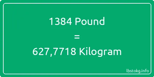 1384 Pound için Kilogram - 1384 Pound için Kilogram