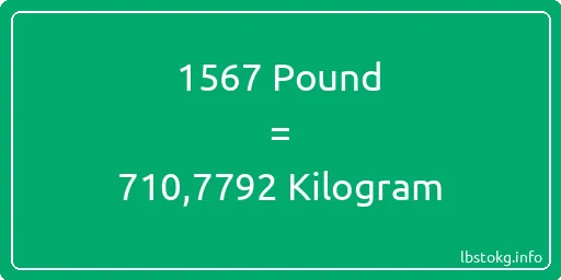 1567 Pound için Kilogram - 1567 Pound için Kilogram