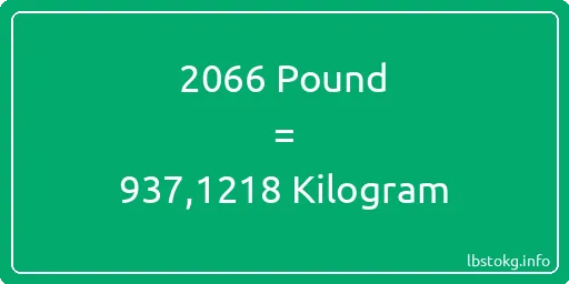 2066 Pound için Kilogram - 2066 Pound için Kilogram