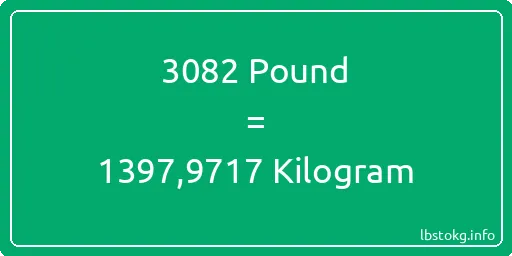 3082 Pound için Kilogram - 3082 Pound için Kilogram