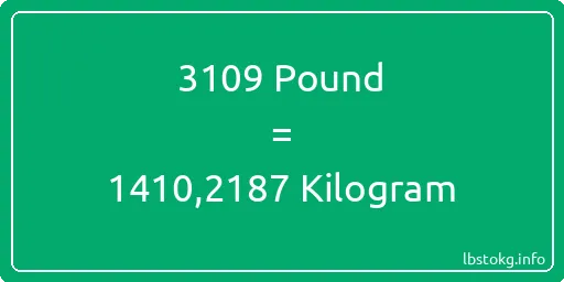 3109 Pound için Kilogram - 3109 Pound için Kilogram