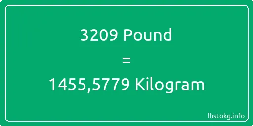 3209 Pound için Kilogram - 3209 Pound için Kilogram