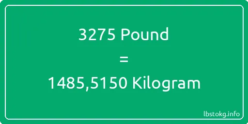 3275 Pound için Kilogram - 3275 Pound için Kilogram