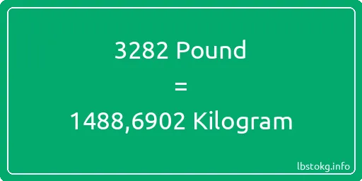 3282 Pound için Kilogram - 3282 Pound için Kilogram